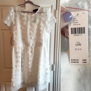 Never worn before White Anthropologie dress